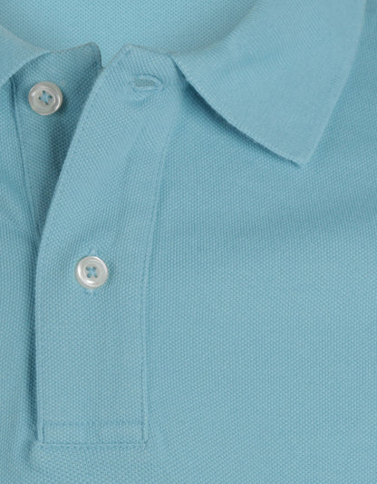 Klassisches Kurzarm-Poloshirt | Blau