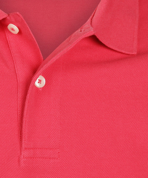 Polo piqué korte mouw | Rood