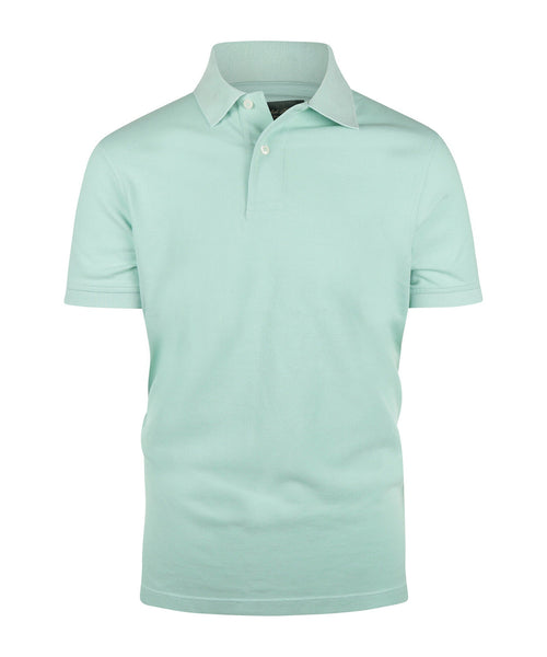 Polo piqué korte mouw | Groen
