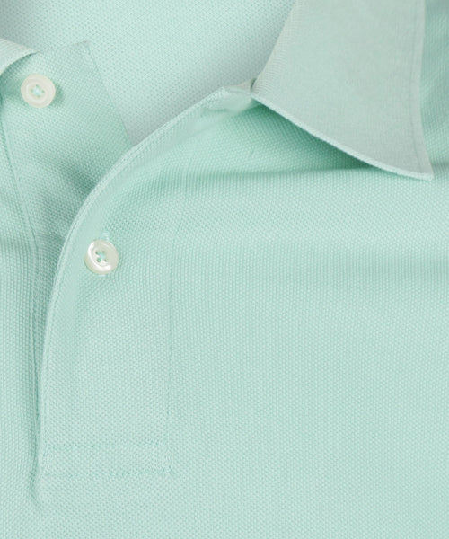 Polo piqué korte mouw | Groen