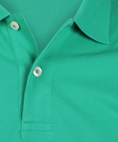 Polo pique short sleeve | Green