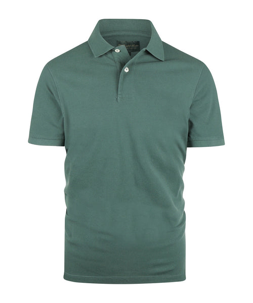 Polo piqué korte mouw | Groen
