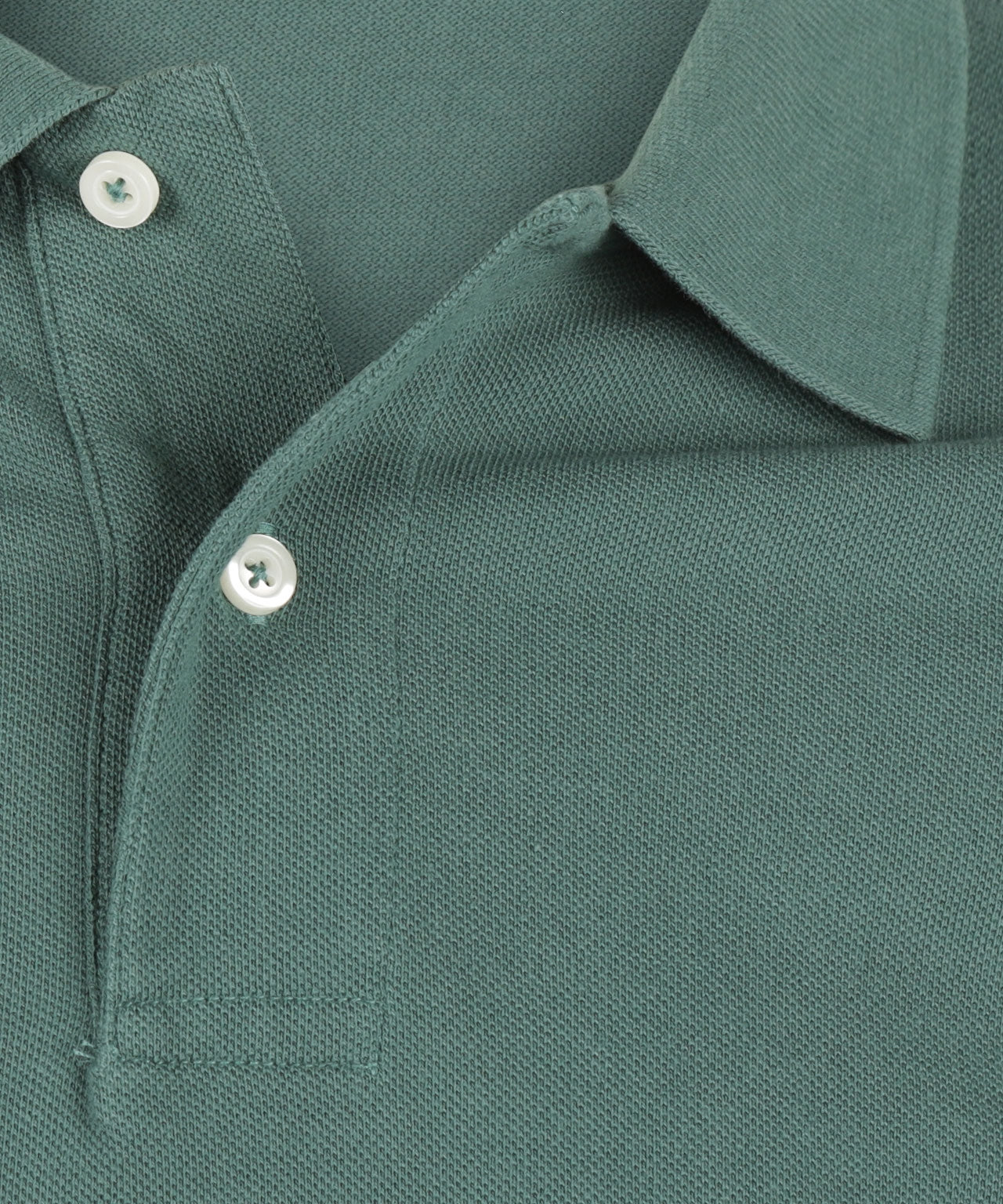 Polo pique short sleeve | Green