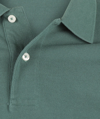 Polo pique short sleeve | Green