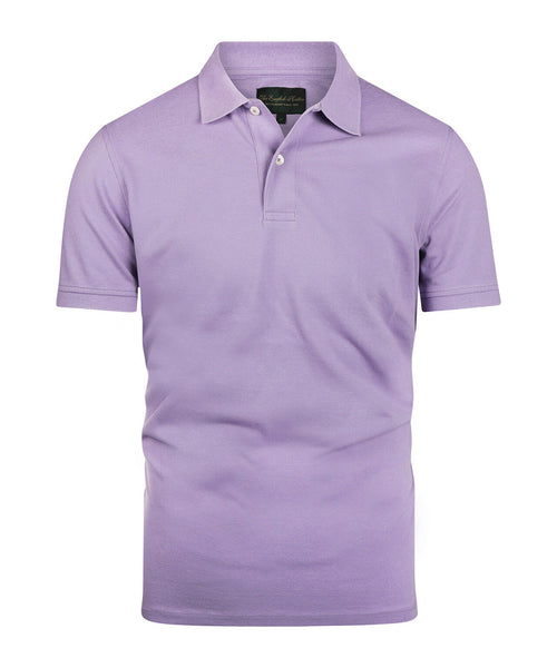 Polo piqué korte mouw | Paars