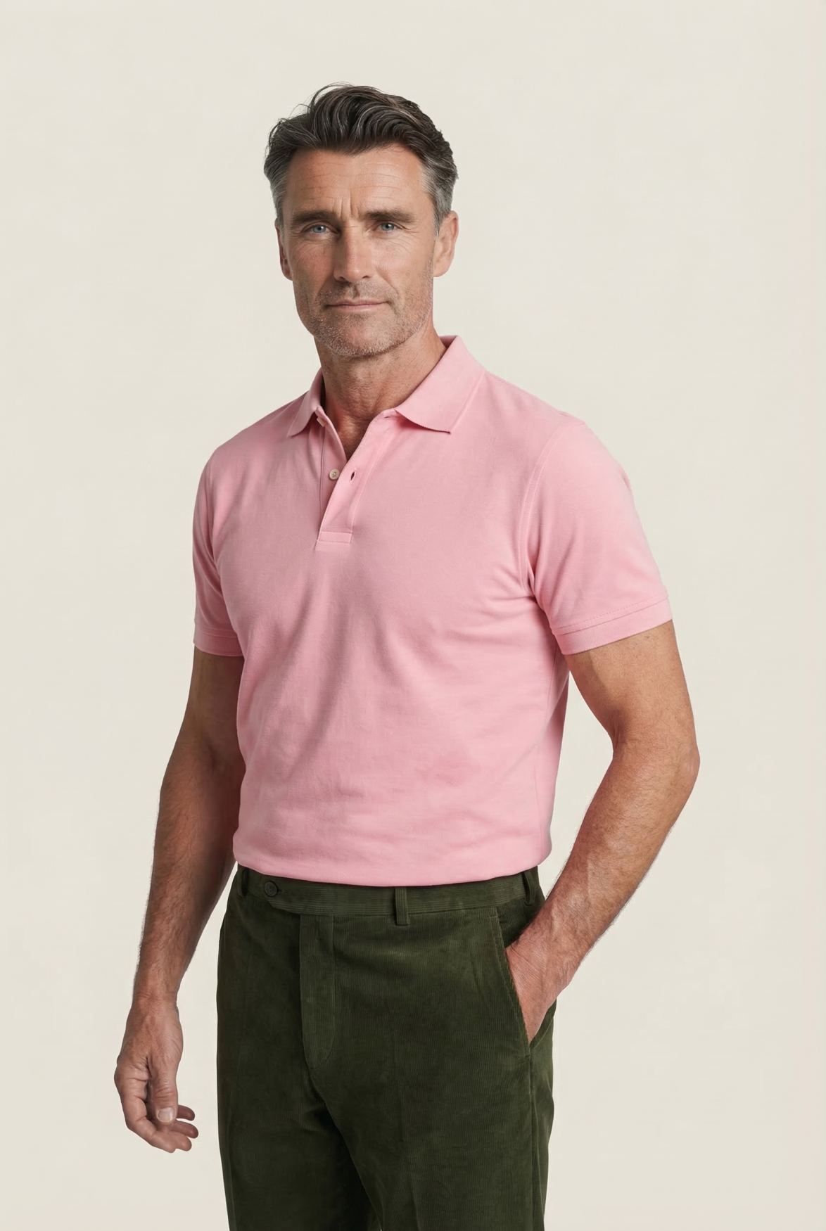 Polo pique short sleeve | Pink