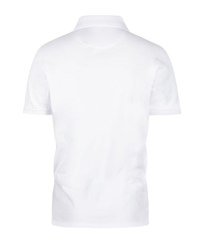 Kurzärmeliges Piqué-Poloshirt | Weiß
