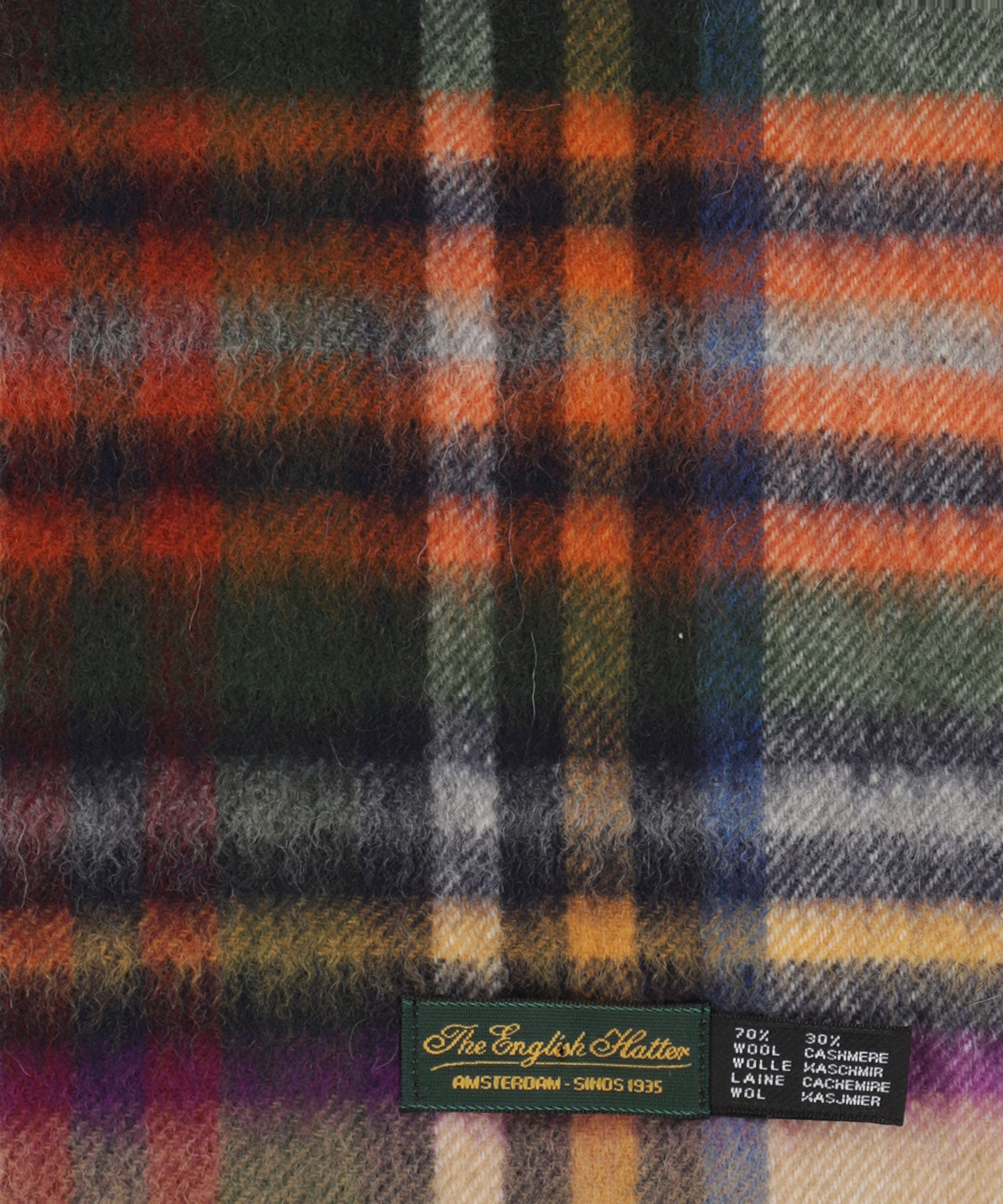 Wool and Cashmere Scarf 30X190 | Brown