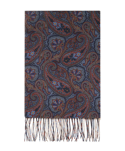 Wollschal 180x30 | Blau