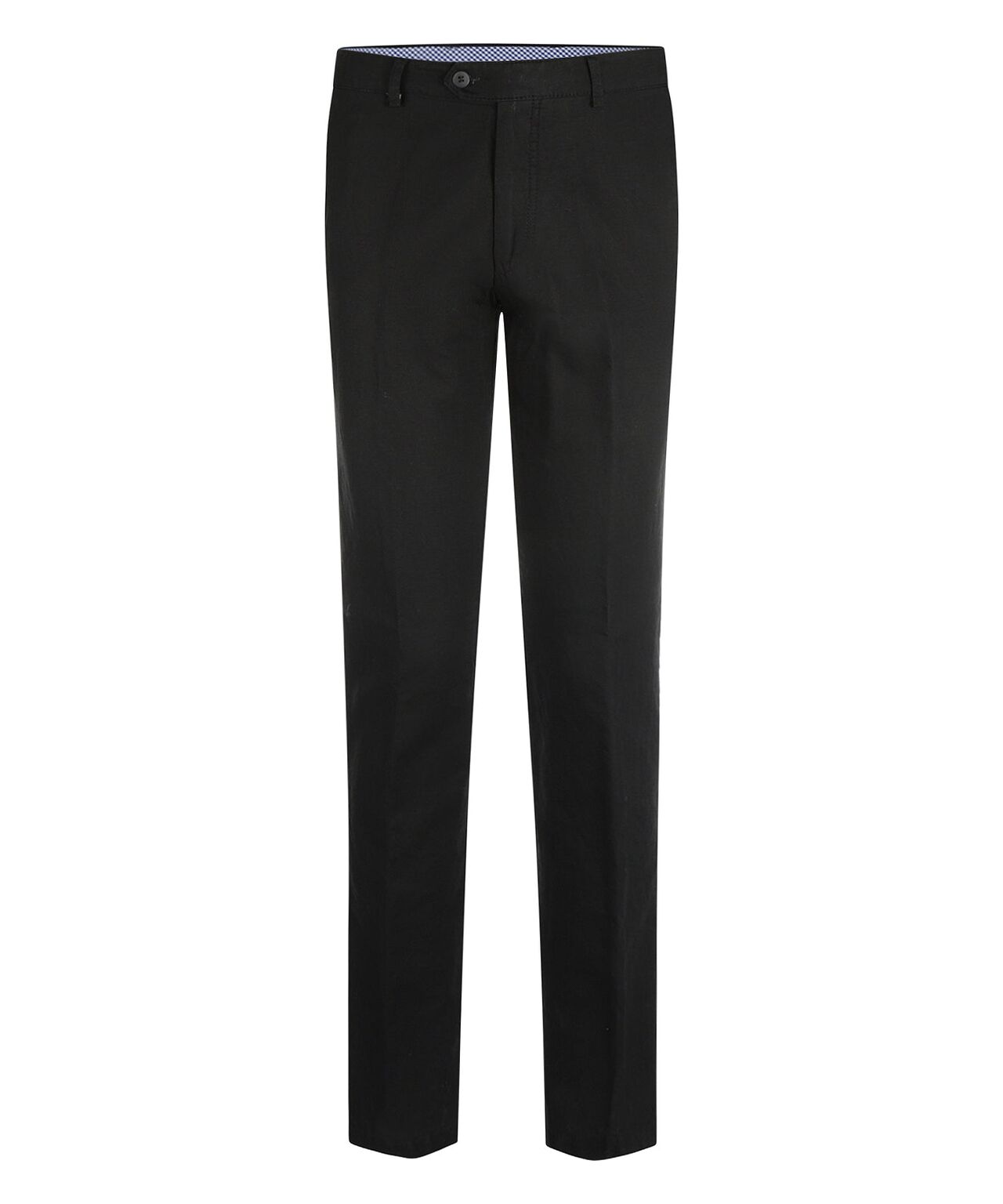 Chino Derby Leinen und Baumwolle | Schwarz