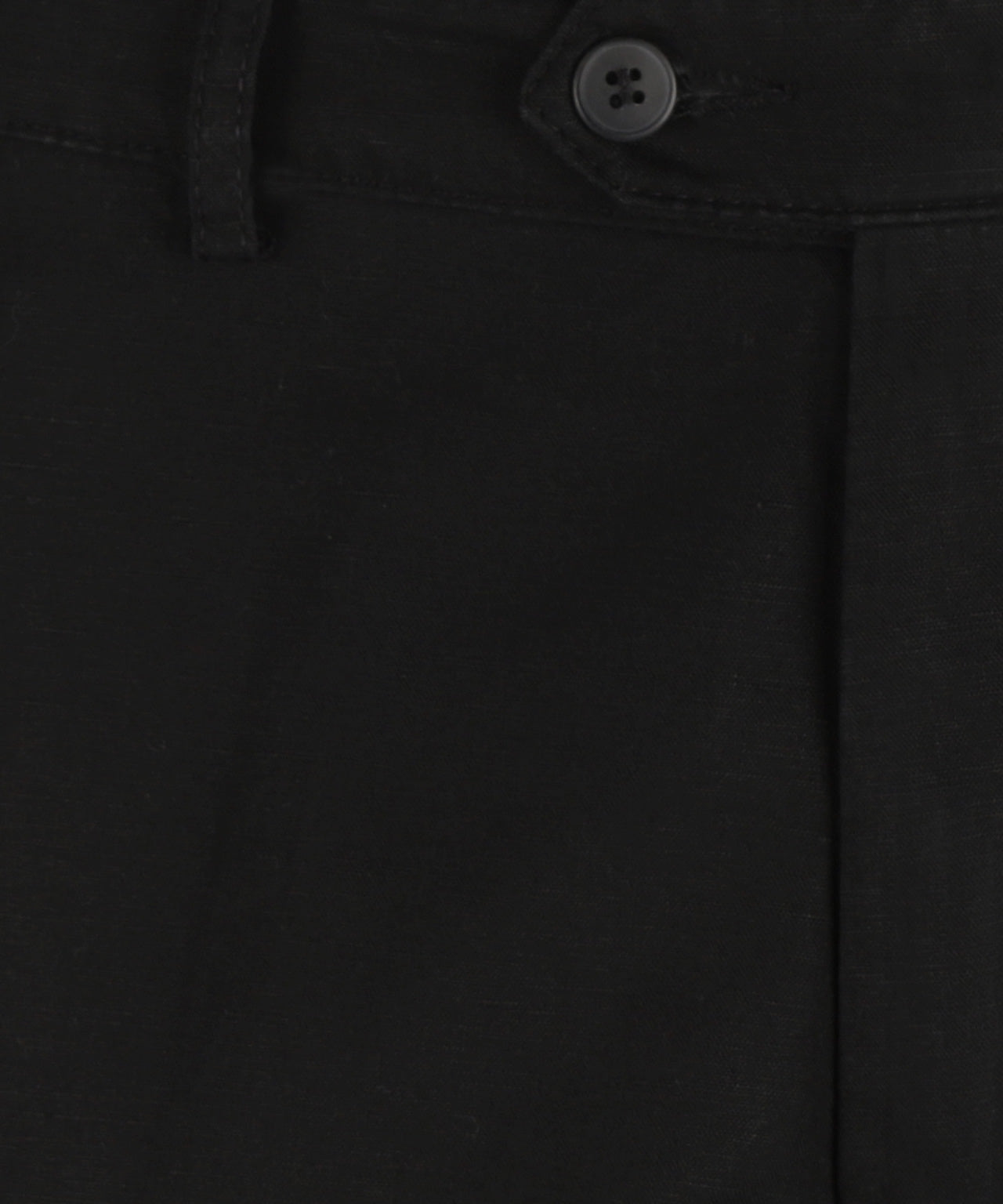 Chino Derby Leinen und Baumwolle | Schwarz