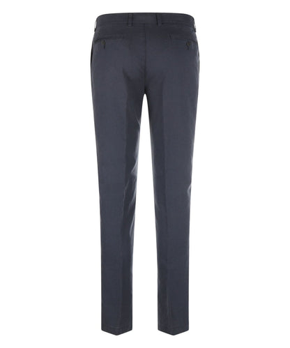 Chino Derby Leinen und Baumwolle | Marineblau