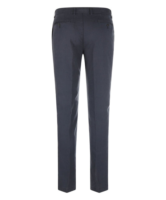 Derby Linnen/Katoen Pantalon | Navy