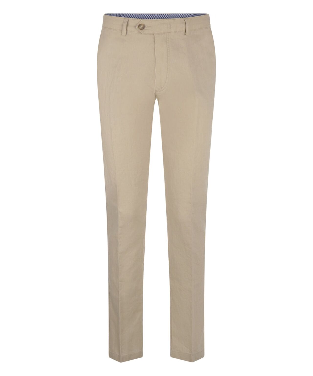 Derby Linnen/Katoen Pantalon | Beige