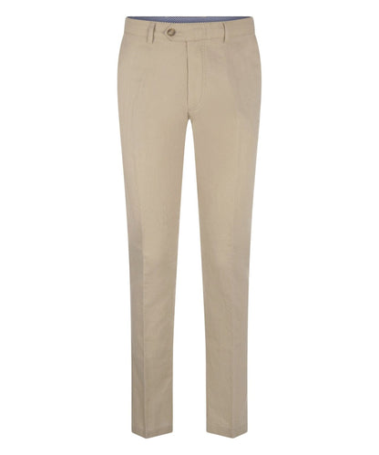 Derby Linnen/Katoen Pantalon | Beige