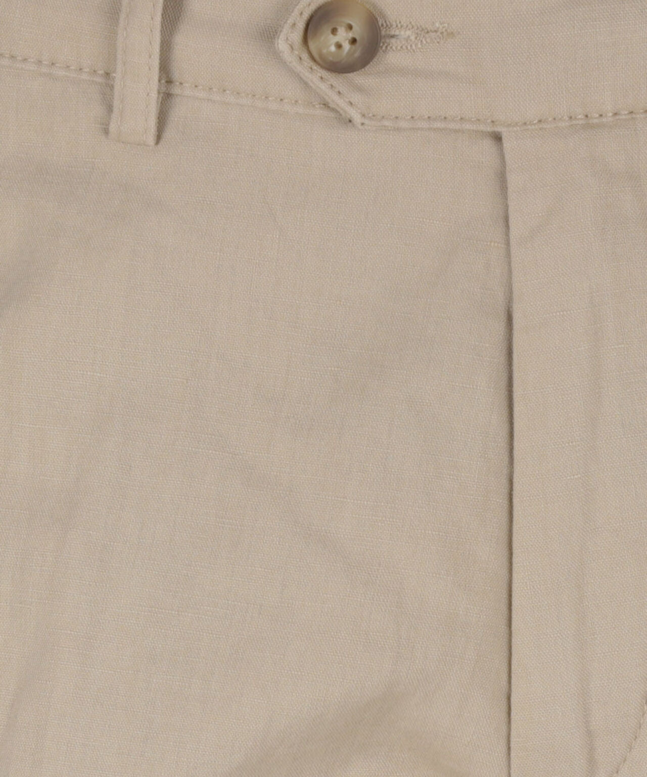 Derby Linnen/Katoen Pantalon | Beige