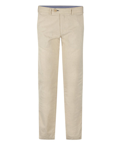 Linnen Katoen Chino Derby  | Licht Beige