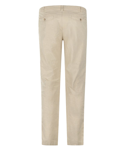 Linnen Katoen Chino Derby  | Licht Beige