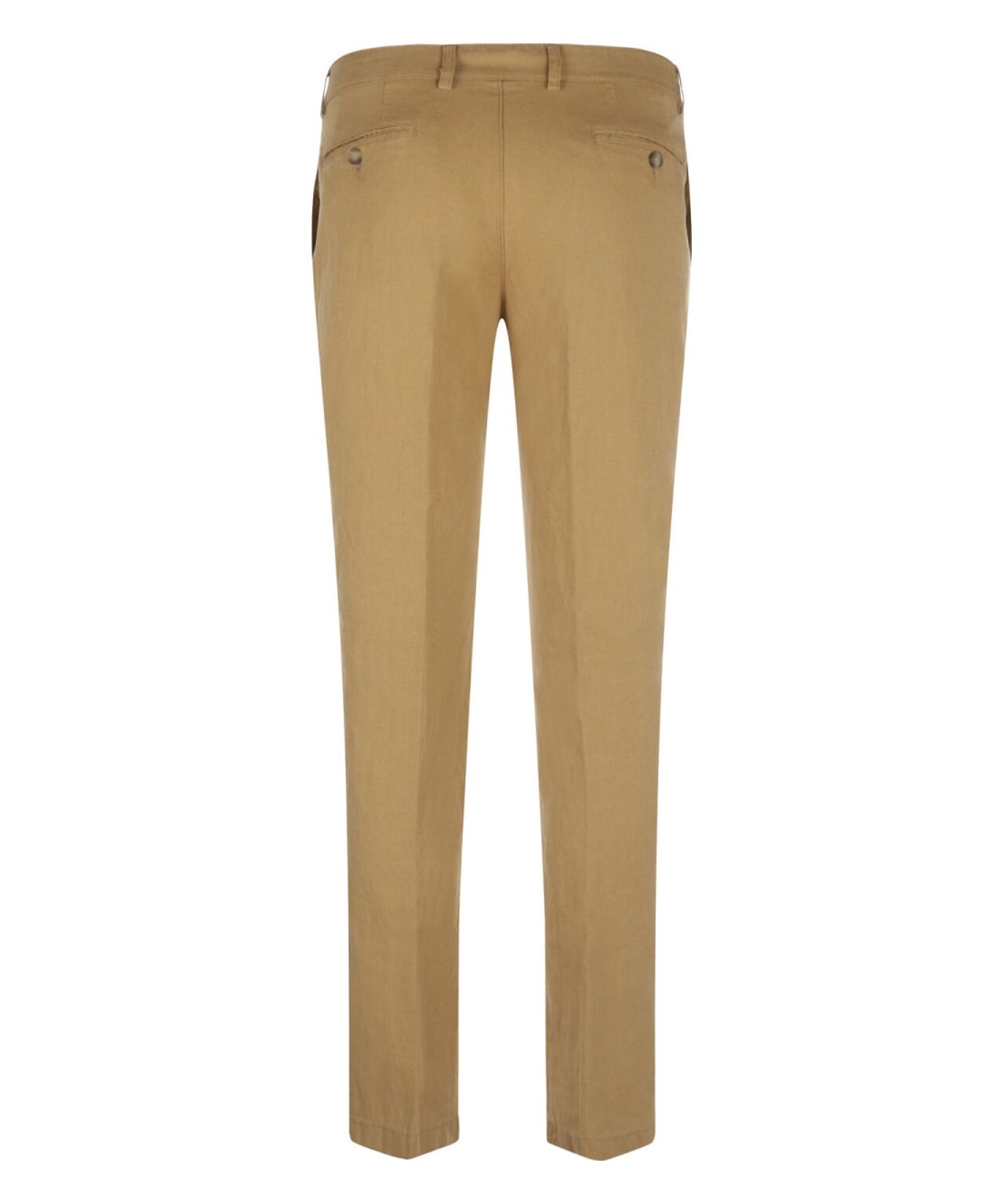 Derby Linnen/Katoen Pantalon | Camel