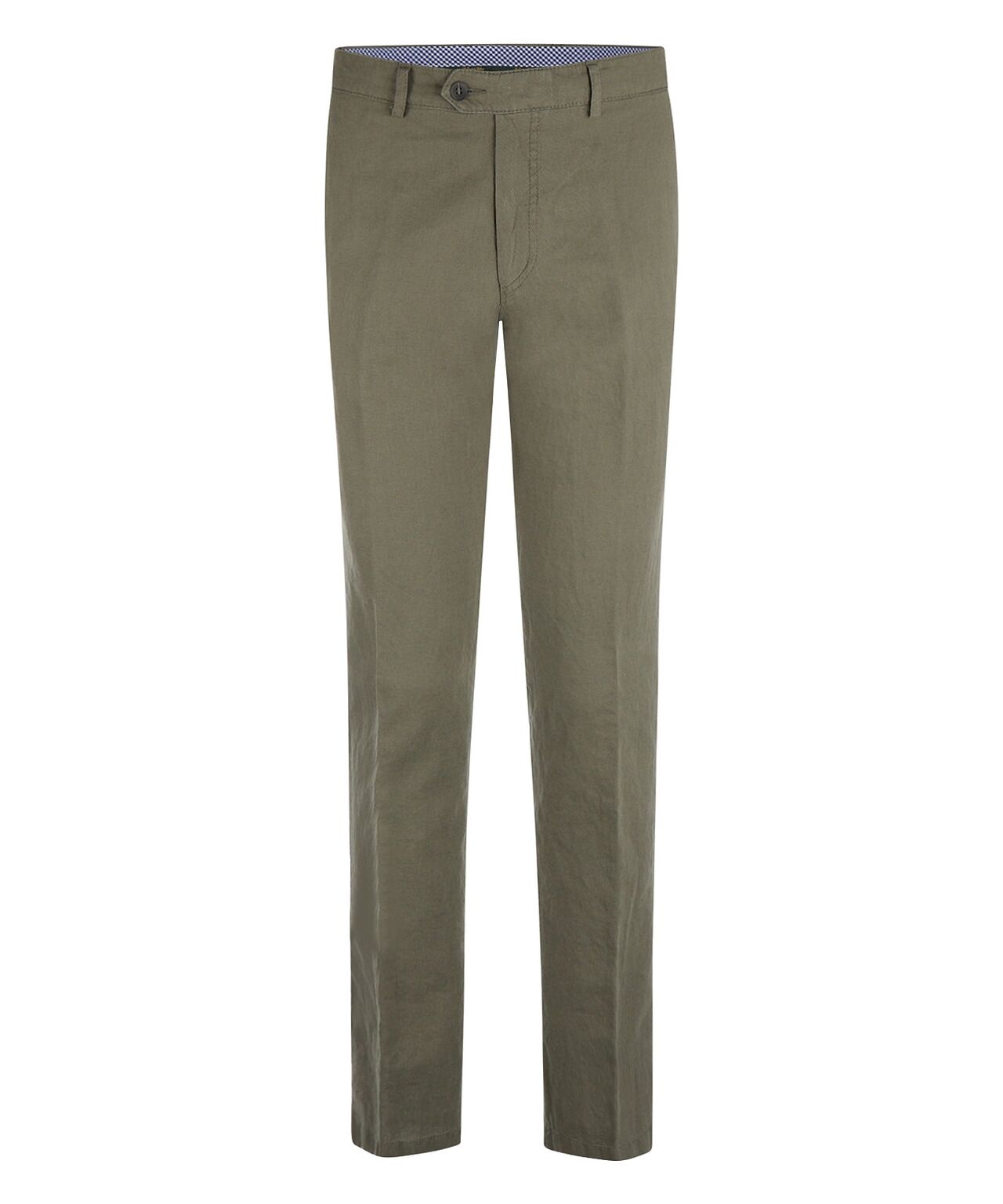 Derby Linnen/Katoen Pantalon | Groen