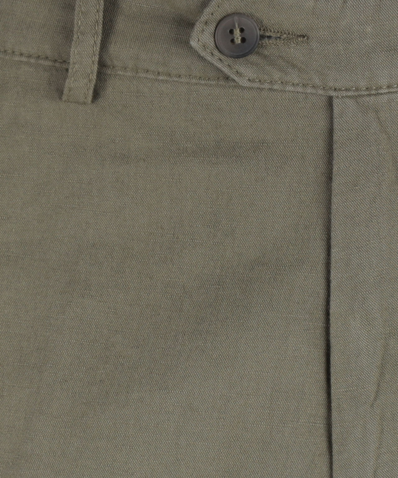 Derby Linnen/Katoen Pantalon | Groen
