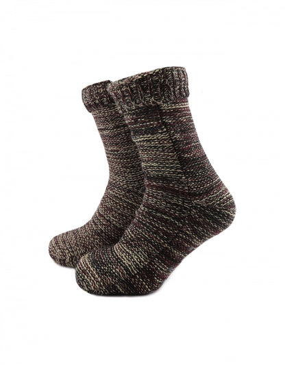Donegal Sock | Bruin/Bordeaux melange