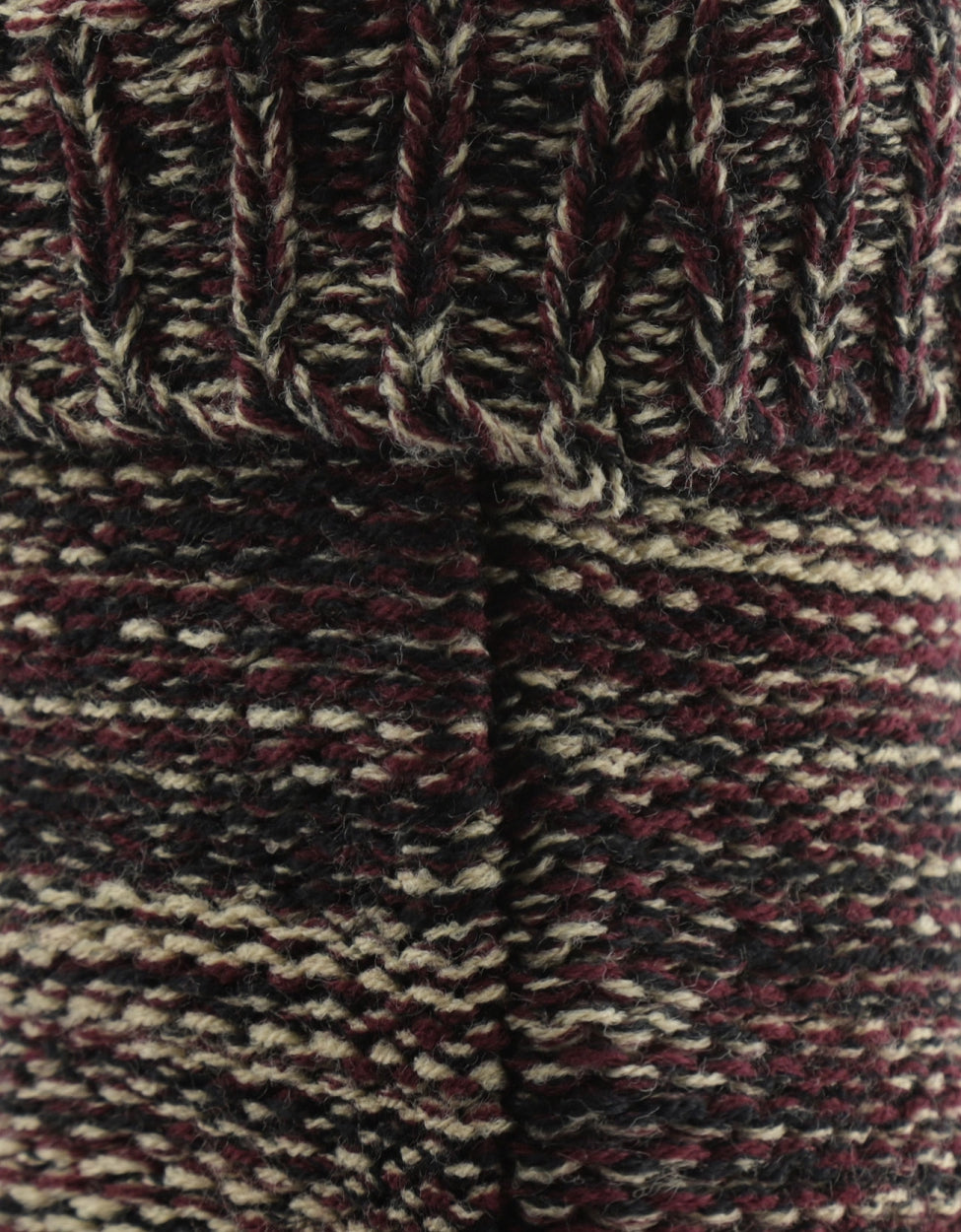 Donegal Sock | Bruin/Bordeaux melange
