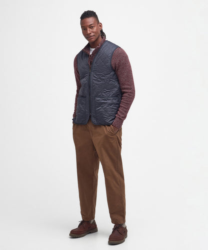 Barbour Polarquilt Zip-in Liner Bodywarmer | Marineblau