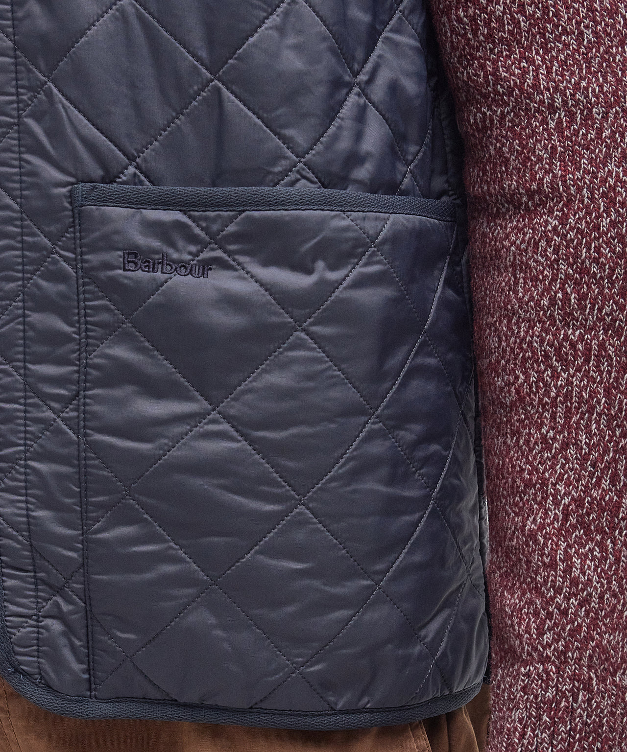 Barbour Polarquilt Zip-in Liner Bodywarmer | Marineblau