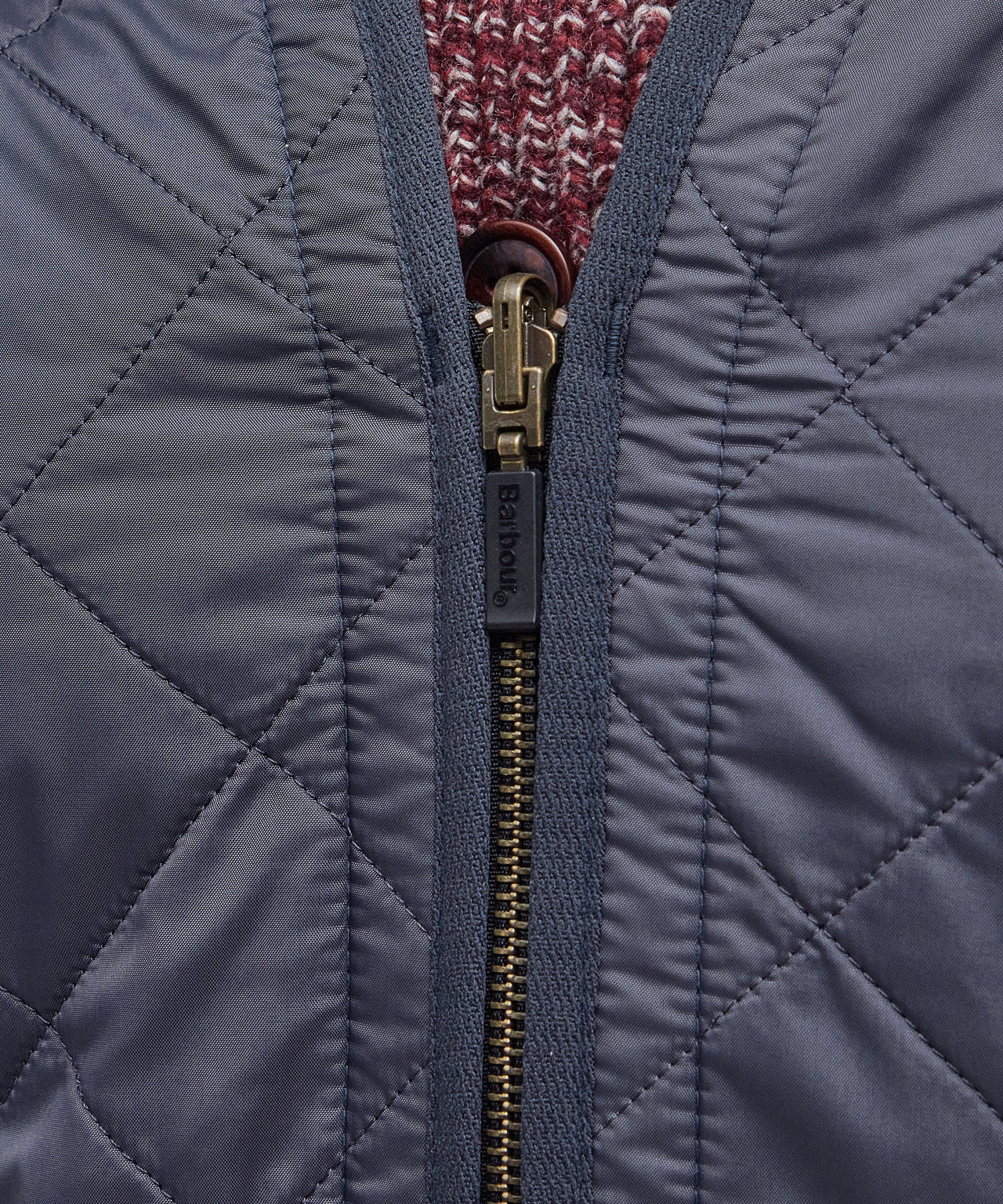 Barbour Polarquilt Zip-in Liner Bodywarmer | Marineblau