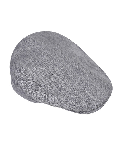 Klassieke Cap | Blauw Herringbone Fijn