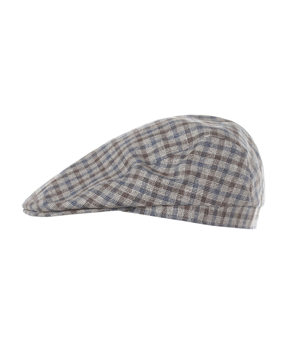 Klassieke Cap | Grijs Bruin Ruit