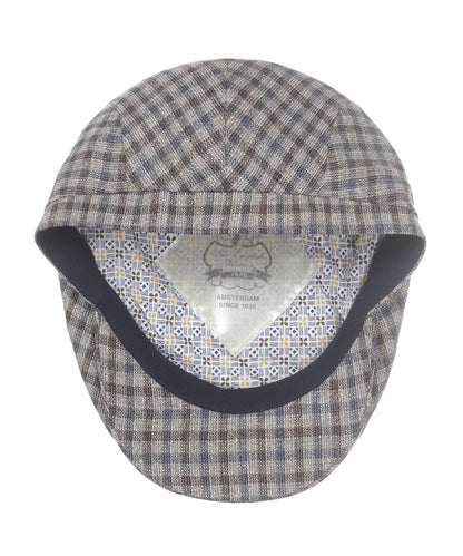Klassieke Cap | Grijs Bruin Ruit