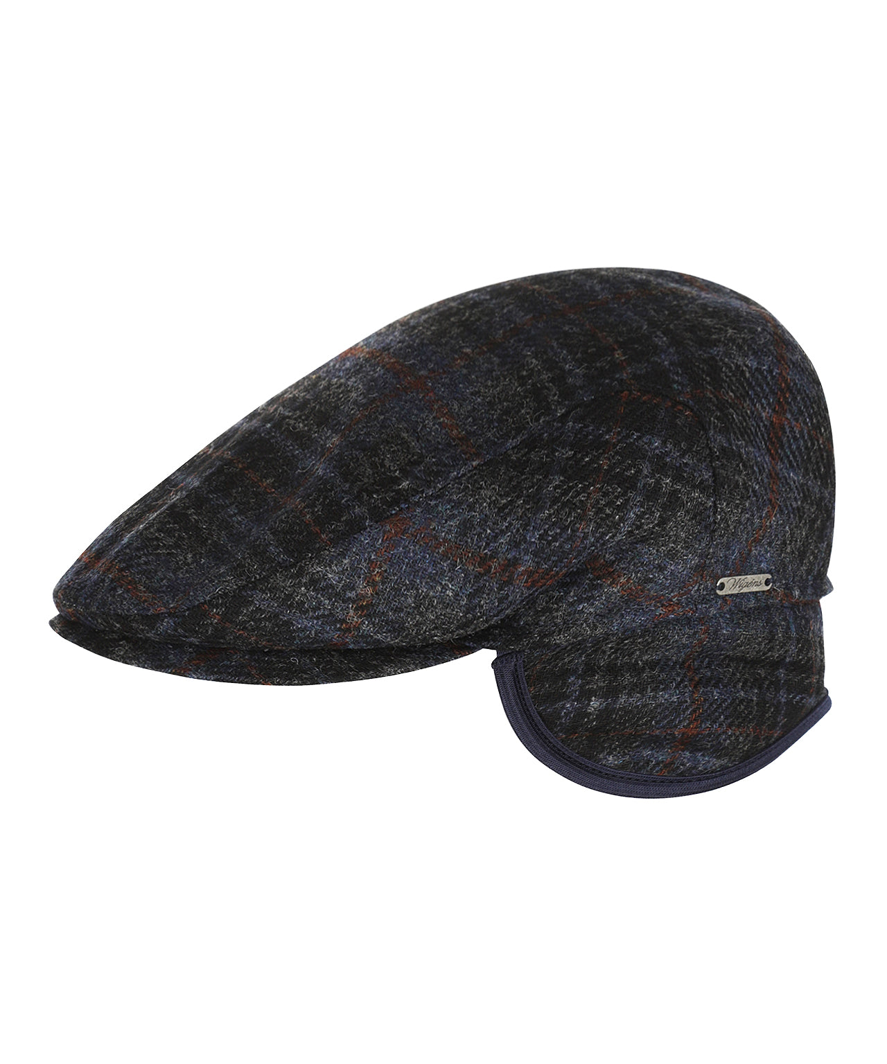 Tweed Cap with Earflaps | Blue