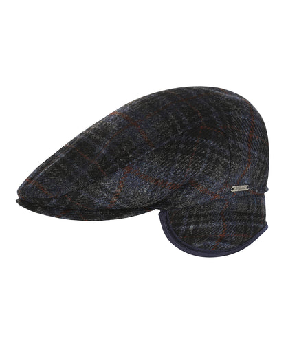 Tweed Cap with Earflaps | Blue