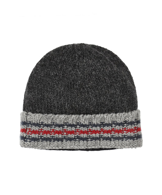 Muts Wol Fleece Lining | Charcoal Grijs