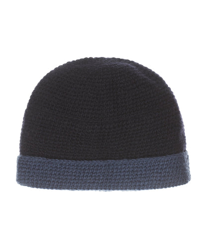 Mütze mit Wollfleece-Futter | Marineblau