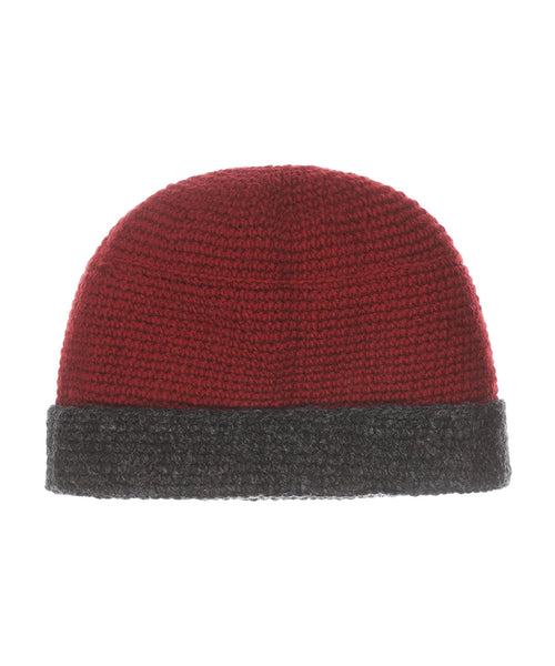 Muts Wol Fleece Lining | Rood