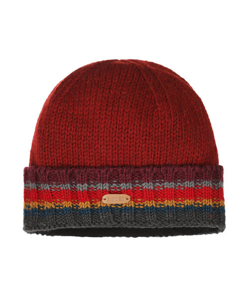 Muts Wol Fleece Lining | Rood