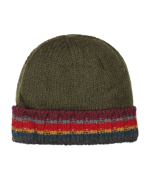 Muts Wol Fleece Lining | Groen