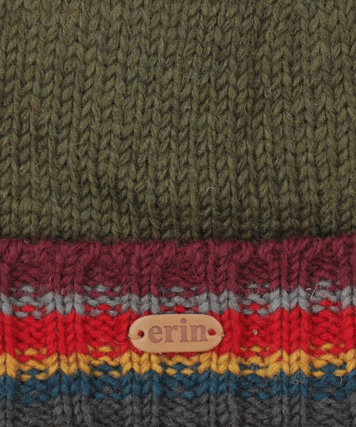 Muts Wol Fleece Lining | Groen