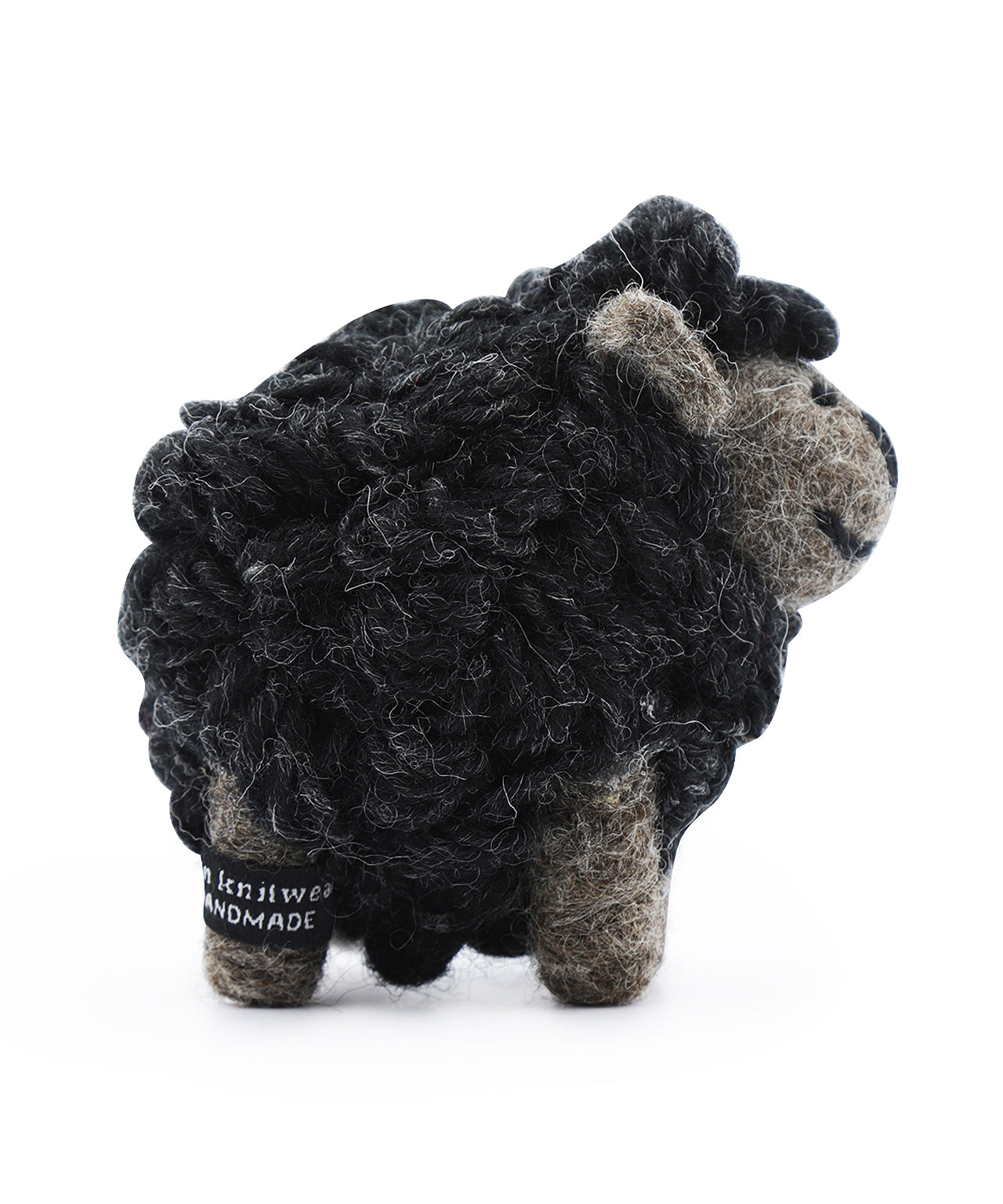Knitted Sheep Small | Charcoal