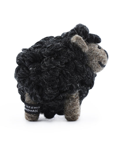Knitted Sheep Small | Charcoal