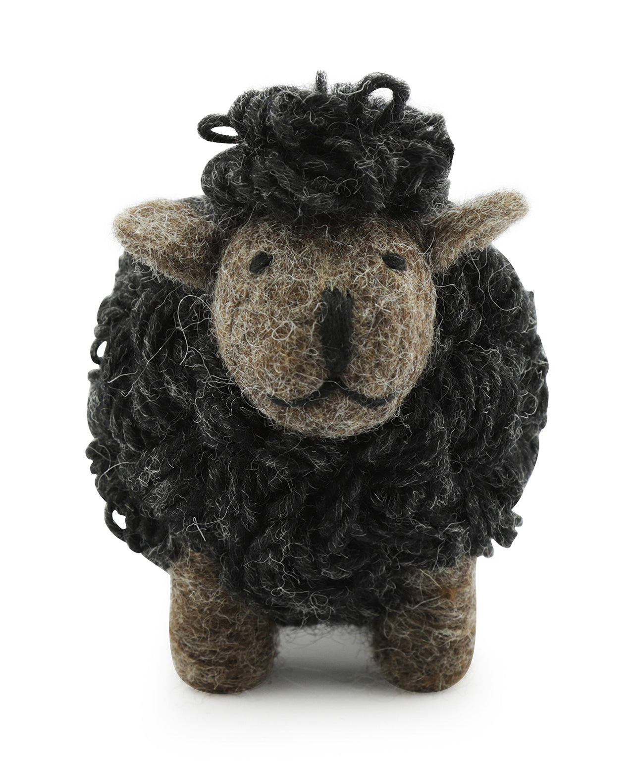 Gestricktes Schaf, mittelgroß | Anthrazitgrau