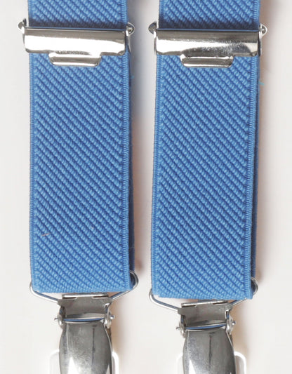 Schmale Zahnspange mit Clips | Blau