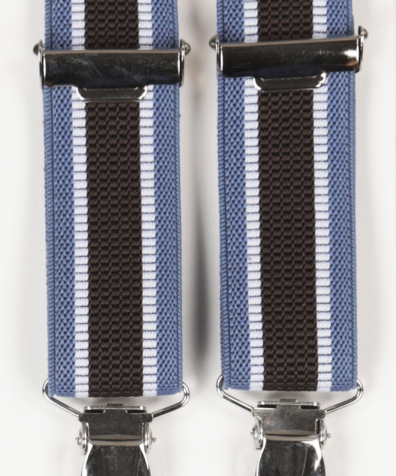 Schmale Zahnspange mit Clips | Blau