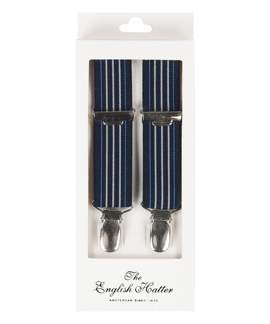Bretels smal | Navy Wit Streep