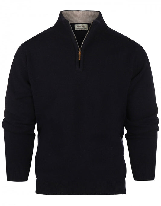 Pullover-Reißverschluss | Marineblau