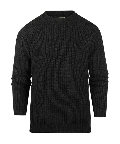 William Lockie Trui Joss Earl Ronde Hals | Charcoal