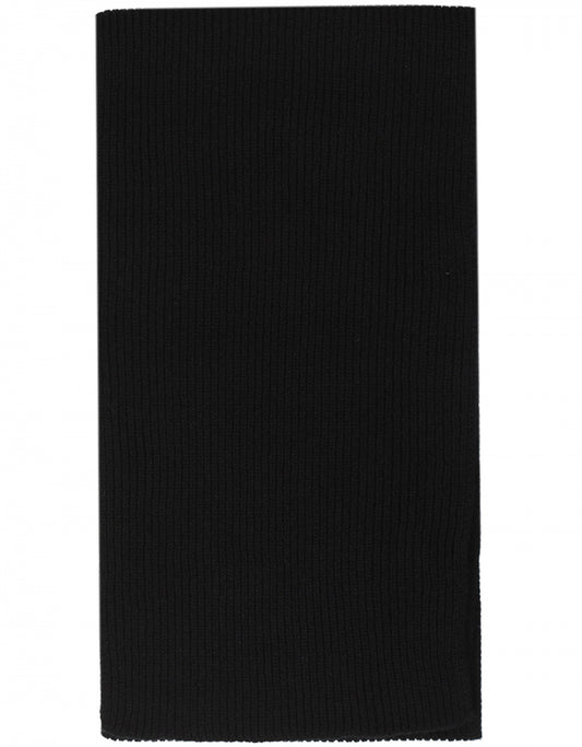 Cashmere Rib Sjaal | Zwart